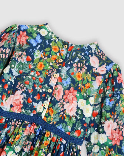 Alex & Ant - Primrose Dress / Strawberry Navy