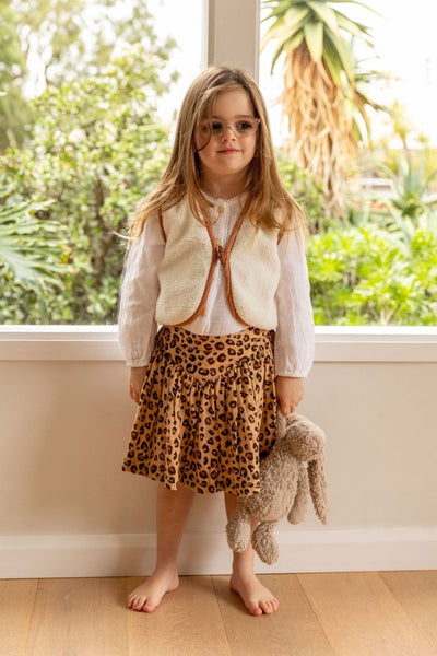 Alex & Ant - Magnolia Vest - Natural Sherpa