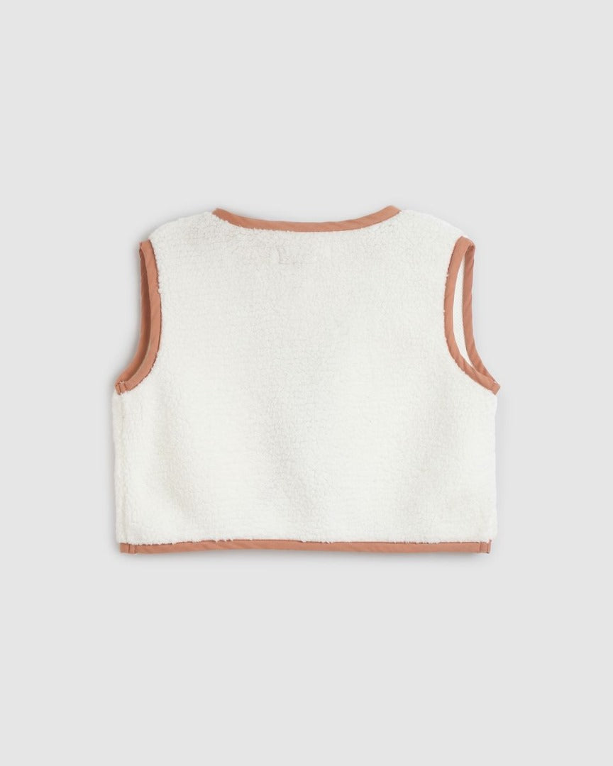 Alex & Ant - Magnolia Vest - Natural Sherpa