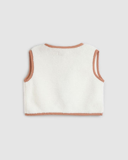 Alex & Ant - Magnolia Vest - Natural Sherpa
