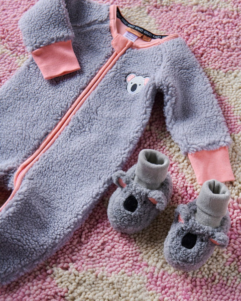 Kip & Co - Baby Booties / Koala