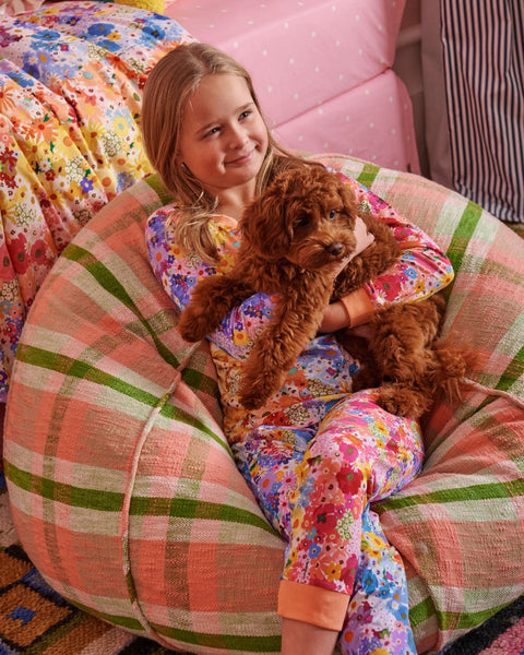 Kip & Co - Organic Cotton Long Sleeve Top & Pant Pyjama Set / Posie Lane