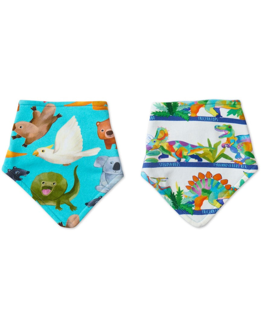 Kip & Co - Organic Cotton Dribble Bib Set AW25