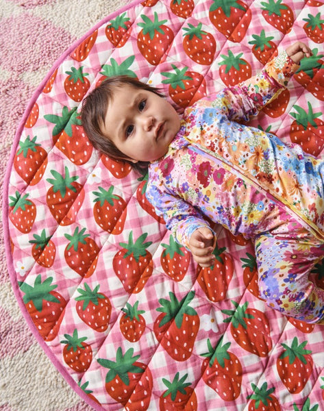 Kip & Co- Organic Long Sleeve Zip Romper / Posie Lane