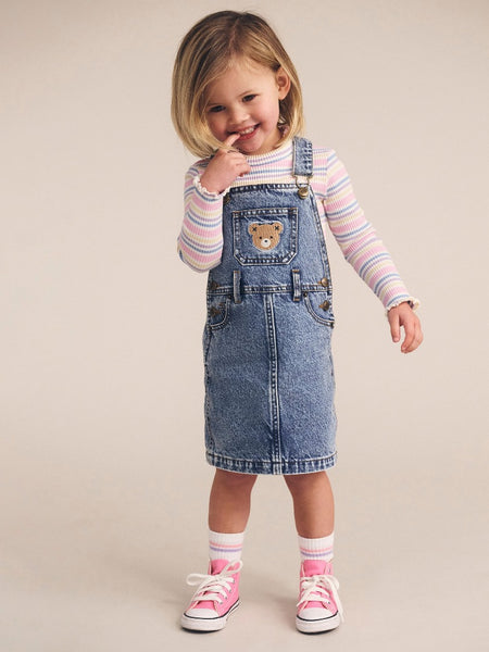 Huxbaby - Dreamy Denim Pinafore