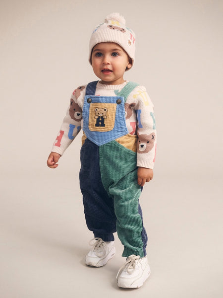 Huxbaby - Midnight Colour Block Overalls