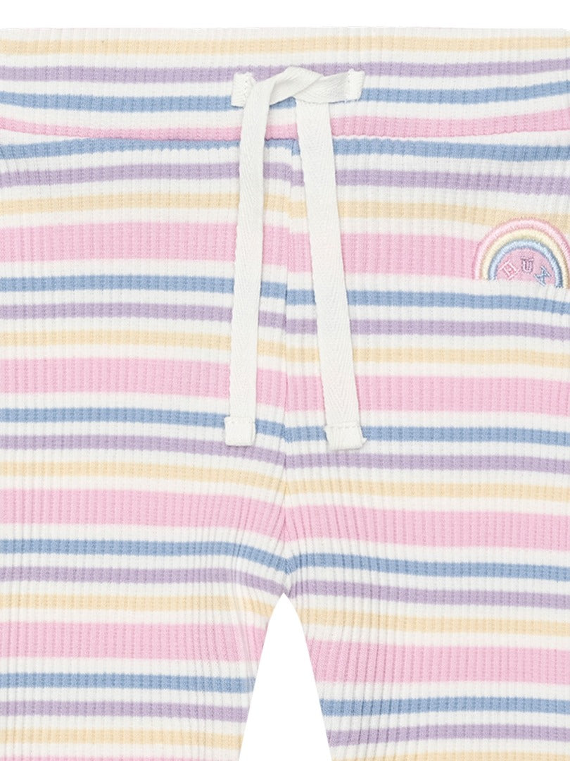 Huxbaby - Rainbow Stripe Rib Legging