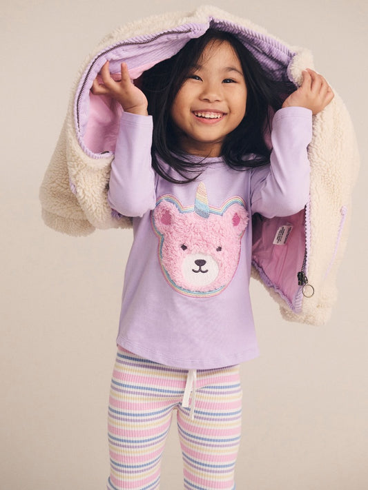 Huxbaby - Rainbow Stripe Rib Legging