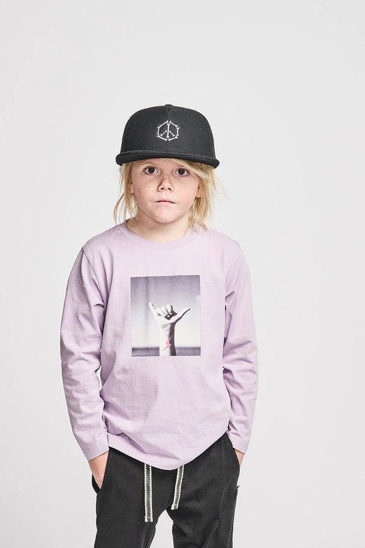 Munster - Hangloose Long Sleeve Tee / Lilac