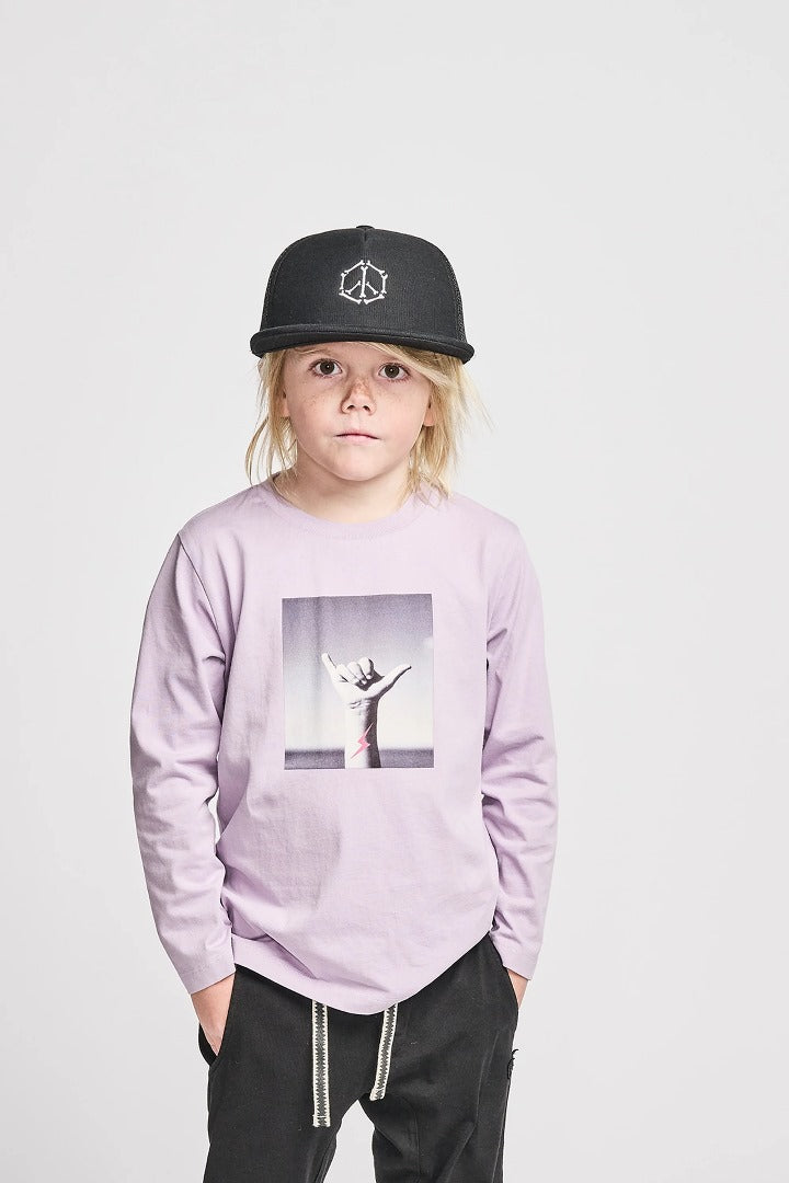 Munster - Hangloose Long Sleeve Tee / Lilac
