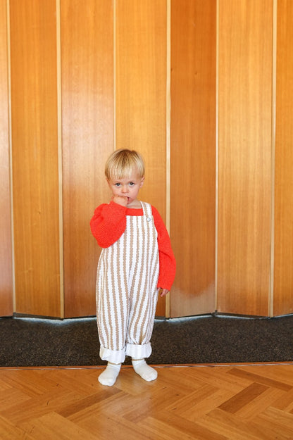 Grown Clothing - Everyday Organic Overalls / Stacked Pebble