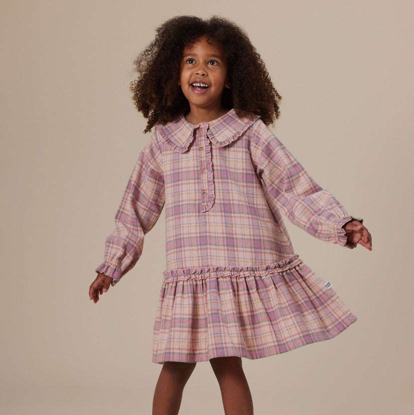 Goldie & Ace - Diana Collared Check Dress