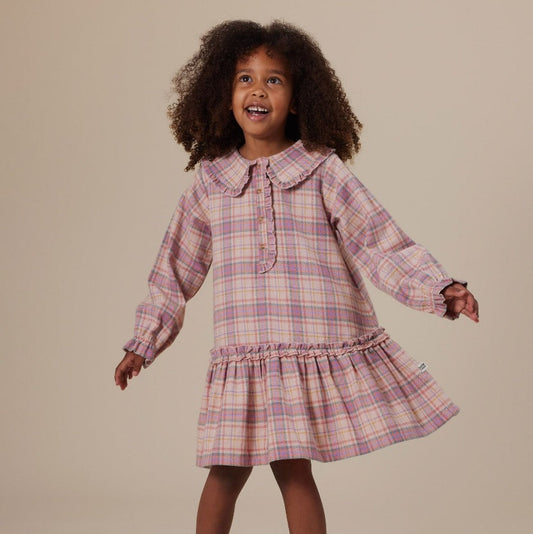Goldie & Ace - Diana Collared Check Dress