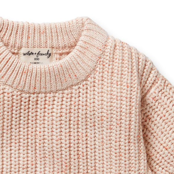 Wilson + Frenchy - Organic Knitted Jumper / Fairy Floss
