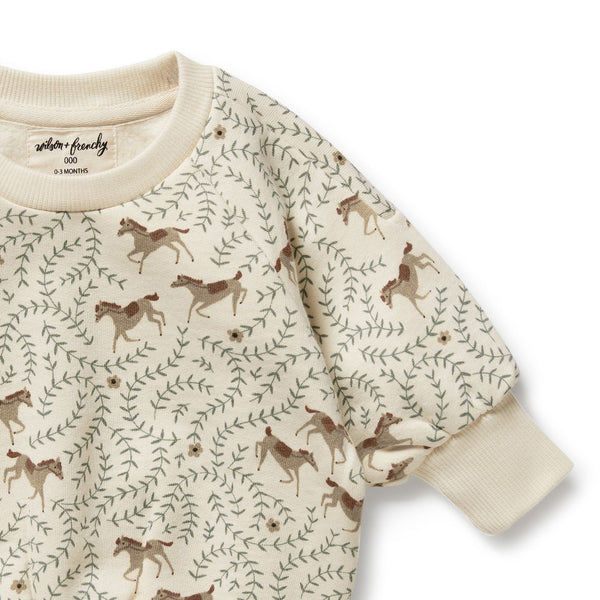 Wilson + Frenchy - Organic Terry Sweat / Trixie Horse