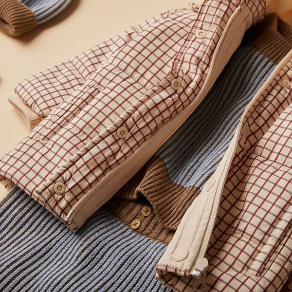 Wilson + Frenchy - Puffer Jacket / Amber Check