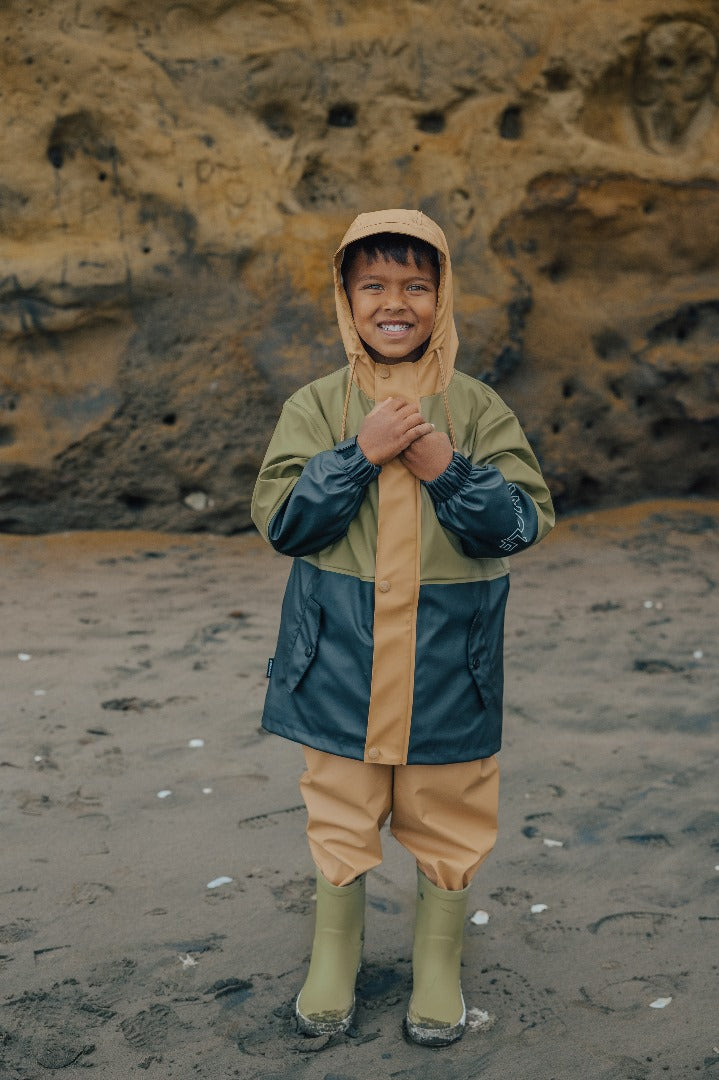 Cry Wolf - Explorer Jacket / Fern Colourblock