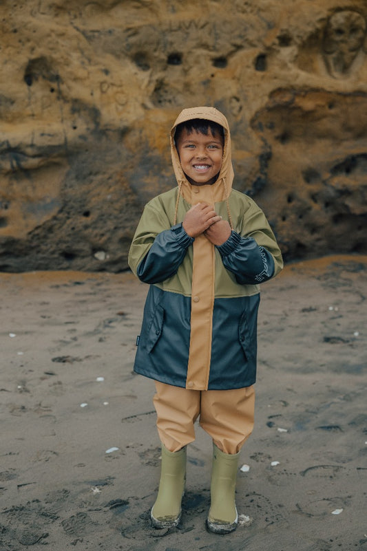 Cry Wolf - Explorer Jacket / Fern Colourblock