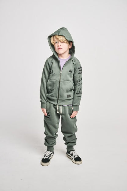 Munster - Icon Patch Hoody / Ocean Green