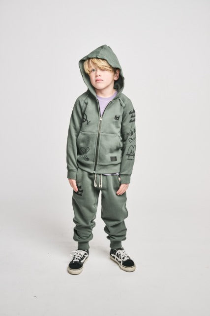 Munster - Icon Patch Hoody / Ocean Green