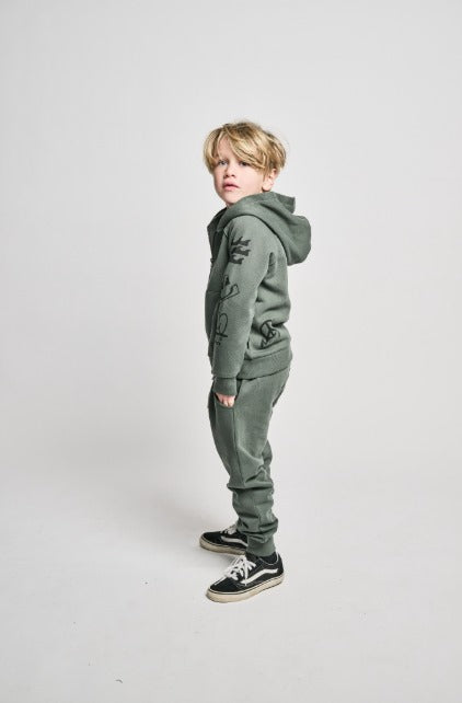 Munster - Icon Patch Hoody / Ocean Green