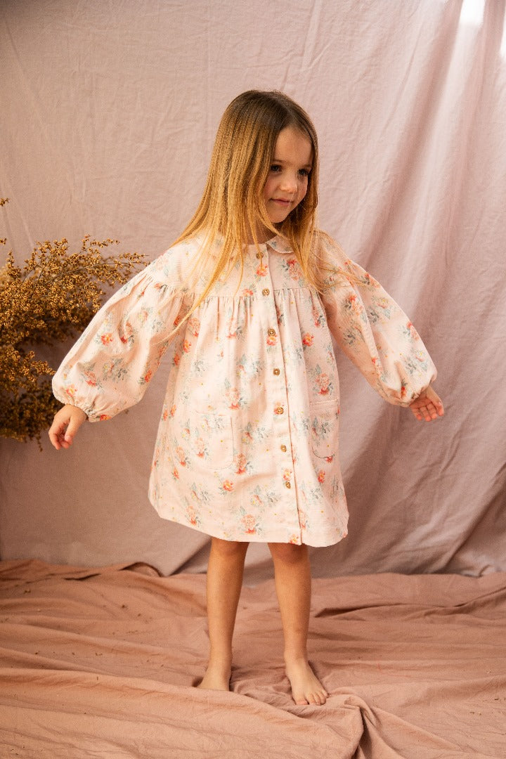 Pearson & Pearson - Stevie Dress / VoVo Pink Country Garden