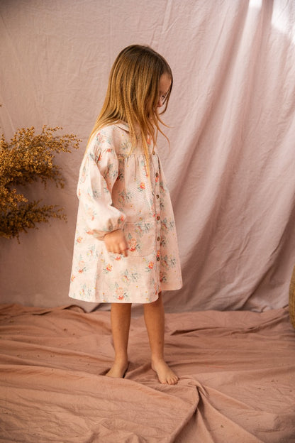 Pearson & Pearson - Stevie Dress / VoVo Pink Country Garden