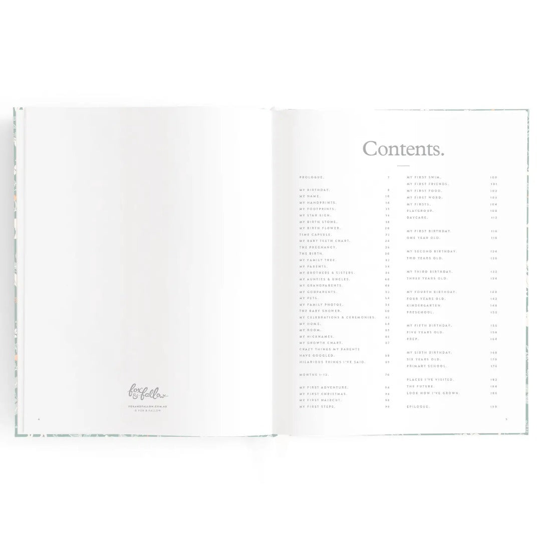 Fox & Fallow - Baby Book