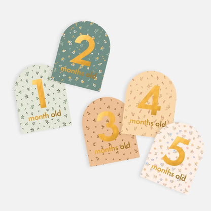 Fox & Fallow - Baby Milestone Cards / Broderie