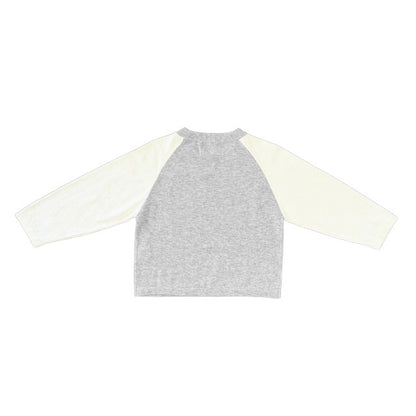 Grown Clothing - Raglan Long Sleeve Tee - Grey Marle