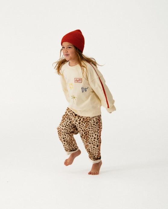 Sonny Label - Animal Twill Pants / Leopard
