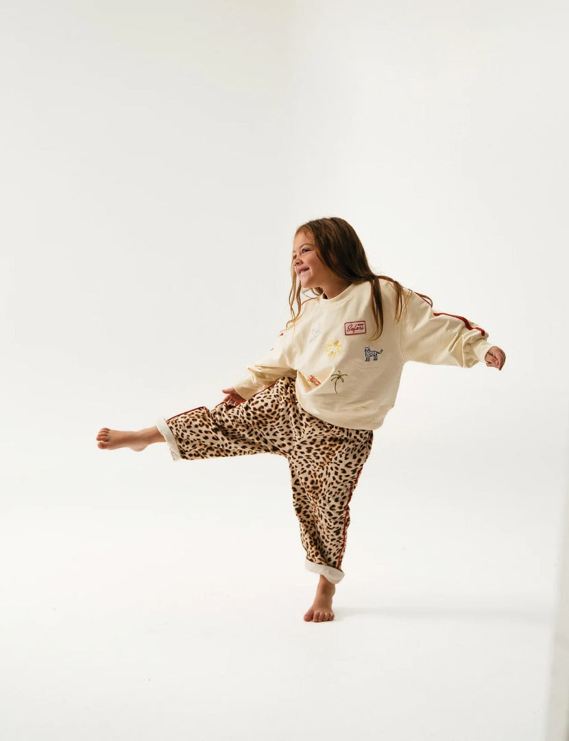 Sonny Label - Animal Twill Pants / Leopard