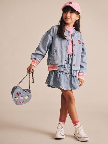 Huxbaby - Dreamy Denim Frilly Skirt