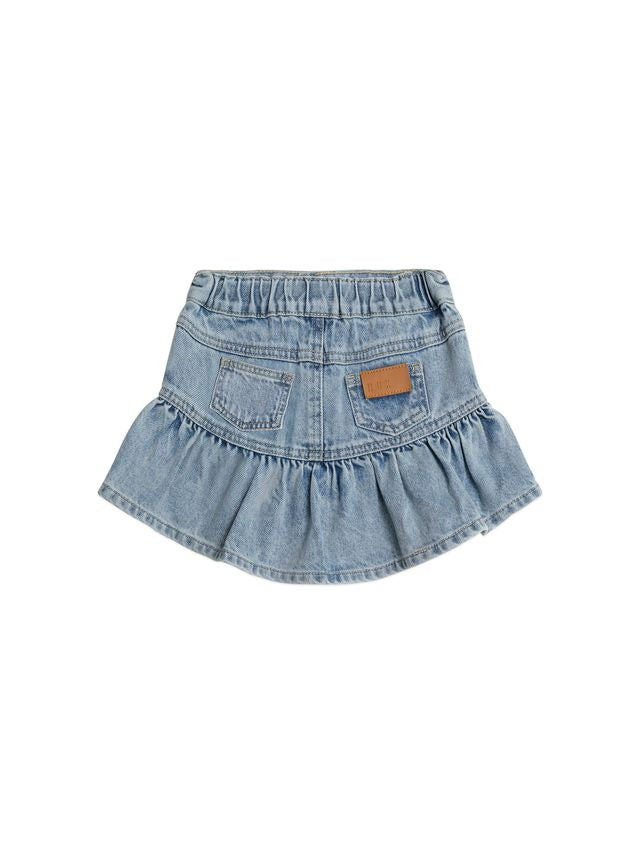 Huxbaby - Dreamy Denim Frilly Skirt