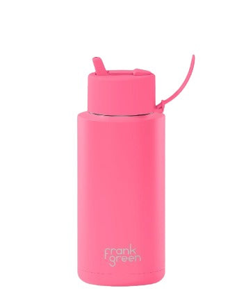 Frank Green - Ceramic Reusable Bottle (Flip Straw Lid) / 34oz