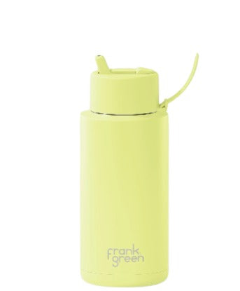 Frank Green - Ceramic Reusable Bottle (Flip Straw Lid) / 34oz