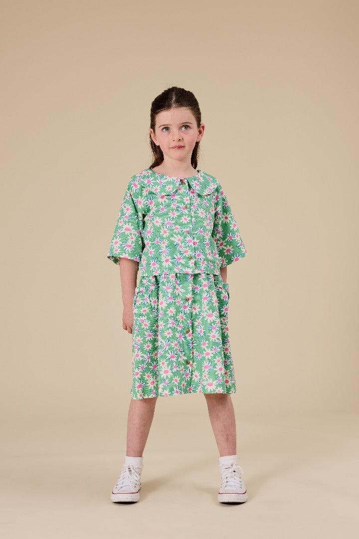 Goldie & Ace - Daisy Patch Presley Pocket Skirt