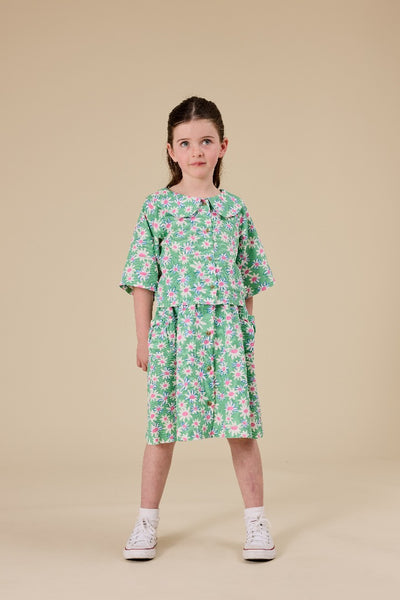 Goldie & Ace - Daisy Patch Presley Pocket Skirt
