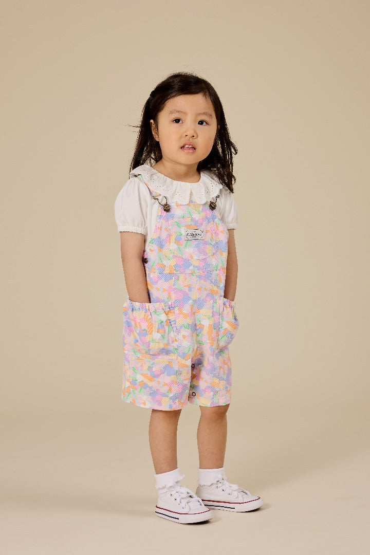 Goldie & Ace - Pastel Bouquet James Pocket Overalls