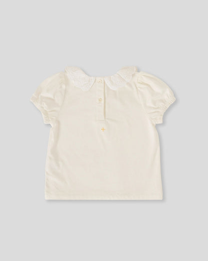 Goldie & Ace - Laura Puff Sleeve Collar Top