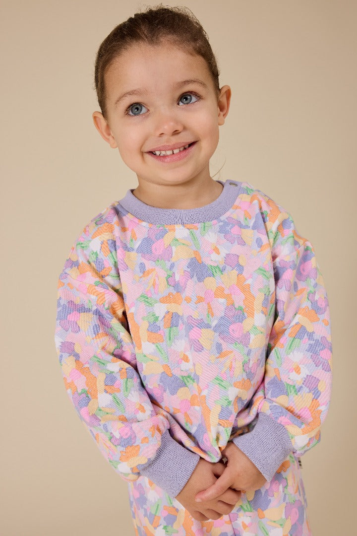 Goldie & Ace - Pastel Bouquet Terry Sweatshirt