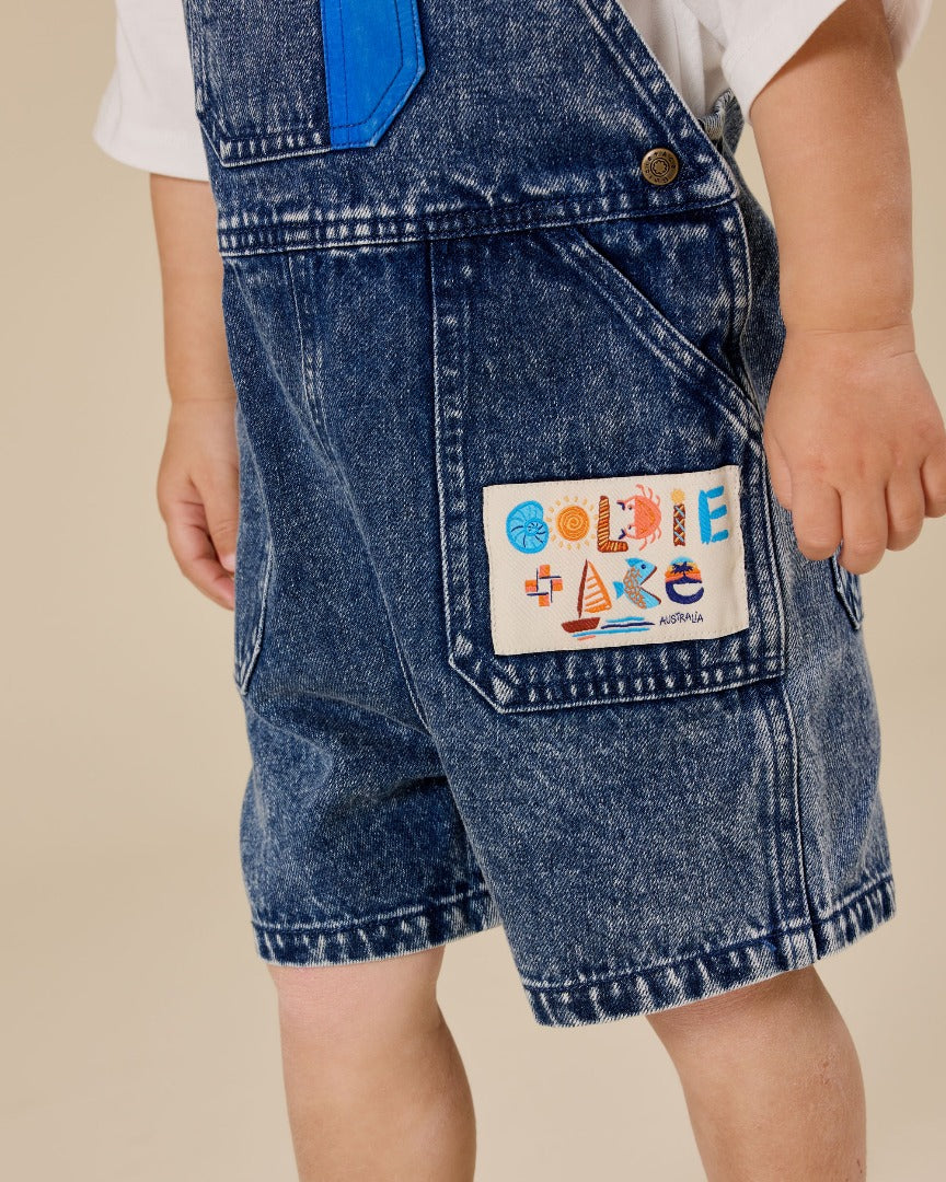 Goldie & Ace - Primary Pop Burton Denim Overalls
