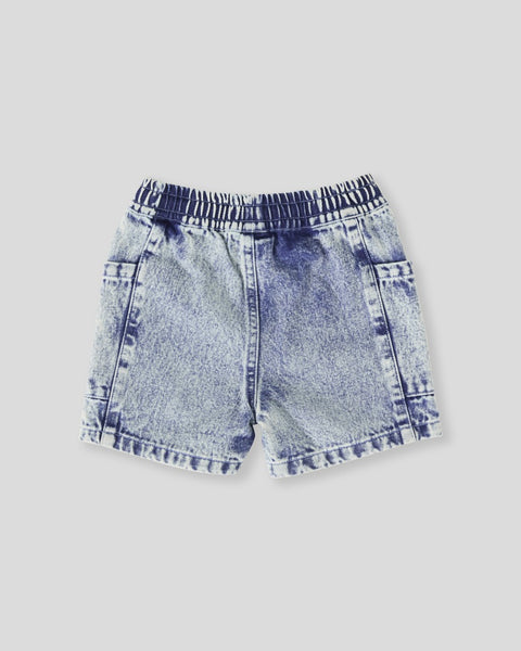 Goldie & Ace - Noah Denim Pocket Shorts / Light Denim