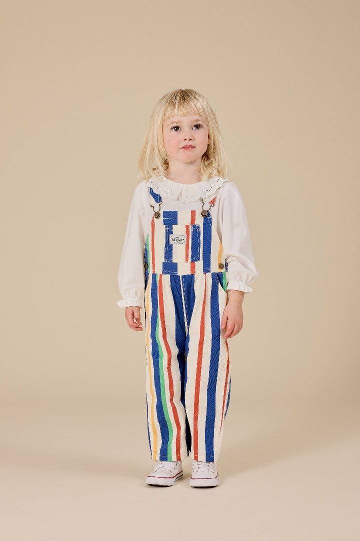 Goldie & Ace - 90'S Bold Stripe Austin Denim Overalls