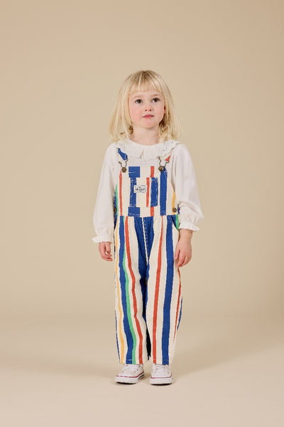 Goldie & Ace - 90'S Bold Stripe Austin Denim Overalls