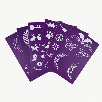 Oh Flossy - Reusable Adhesive Face Paint & Makeup Stencils