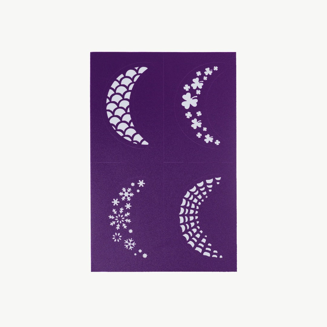 Oh Flossy - Reusable Adhesive Face Paint & Makeup Stencils