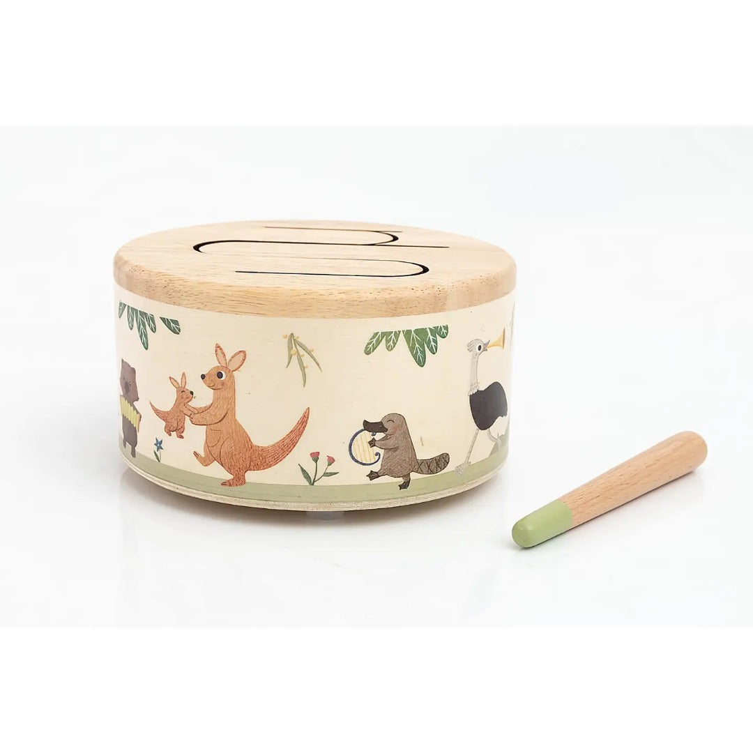 Toyslink - Outback Beats (Wooden Drum with Australian Animals)