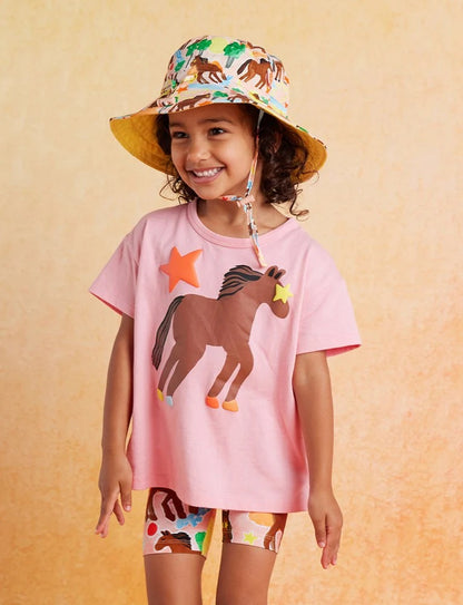 Halcyon Nights - Kids Bike Shorts / Giddy Up