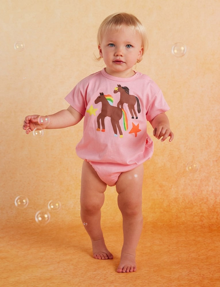 Halcyon Nights - Short Sleeve Bodysuit / Giddy Up